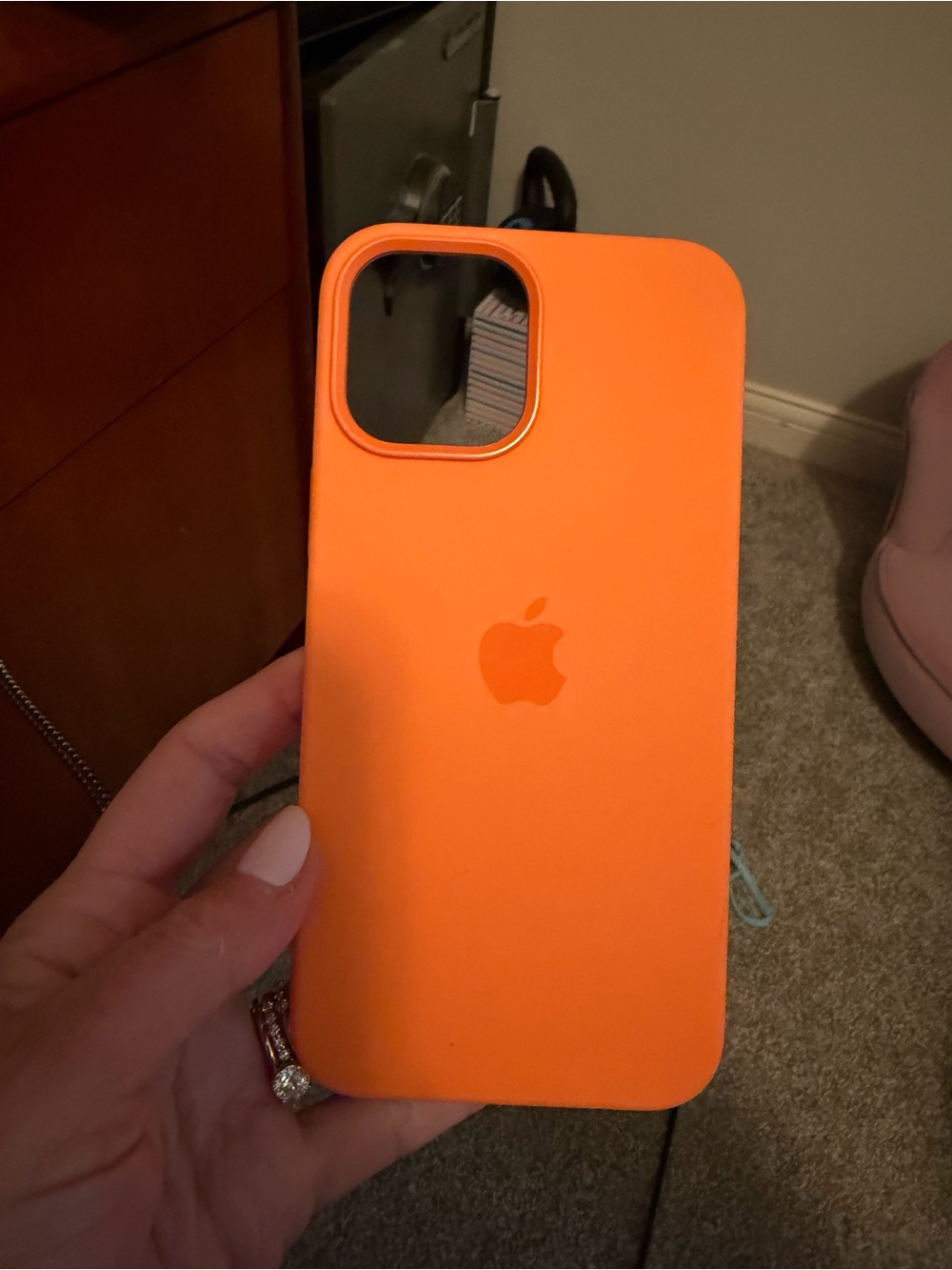 Apple Silicone iPhone Case - Orange